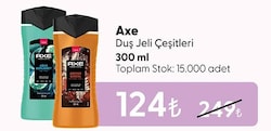 Axe Duş Jeli Çeşitleri 300 ml