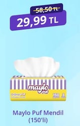 Maylo Puf Kağıt Mendil 150'li