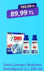 Omo Çamaşır Makinesi Temizleyicisi 2x200 ml