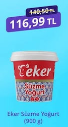 Eker Süzme Yoğurt 900 gr