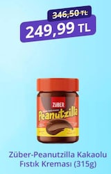 Züber Peanutzilla Kakaolu Fıstık Kreması 315 gr