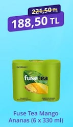 Fuse Tea Mango ve Ananas Soğuk Çay 6x330 ml