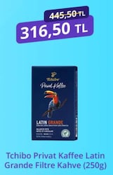 Tchibo Privat Kaffee Latin Grande Öğütülmüş Filtre Kahve 250 gr