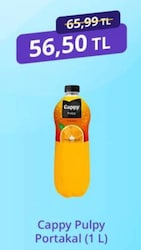 Cappy Pulpy Portakal Meyve Suyu 1 lt