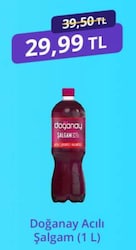 Doğanay Acılı 1 lt Şalgam Suyu