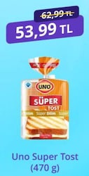 Uno Süper Tost Ekmeği 470 gr