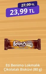 Eti Benimo Lokmalık Bisküvi 80 gr