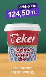 Eker Süzme Yoğurt 900 gr