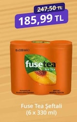 Fuse Tea Şeftali Soğuk Çay 6x330 ml