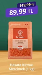 Hasata Mardin Kırmızı Mercimek 1 kg