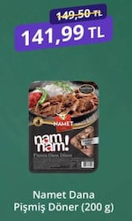 Namet 200 gr Dana Pişmiş Döner