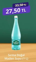 Sırma Doğal Maden Suyu 1 lt Pet