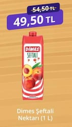 Dimes Şeftali Meyve Suyu 1 lt