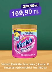 Vanish Multipower Oxi Action Renkliler için Deterjan Güçlendirici ve Leke Çıkarıcı 480 gr
