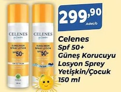 Celenes Herbal 150 ml 50 Faktör Çocuk Sprey Güneş Losyonu