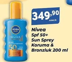 Nivea Sun Koruma ve Bronzluk 200 ml 50 Faktör Bronzlaştırıcı Krem