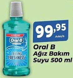 Oral-B Komple Bakım Alkolsüz 500 ml Ağız Çalkalama Suyu