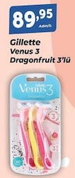 Gillette Venus Dragonfruit Kullan At 3'lü Kadın Tıraş Bıçağı