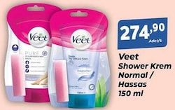 Veet Duşta Normal Ciltler Tüy Dökücü Krem 150 ml