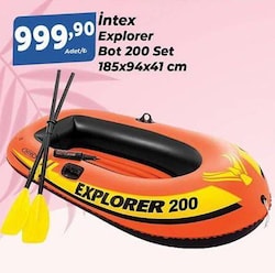 Intex 58331 185x94x41 cm Explorer 200 Şişme Bot Seti
