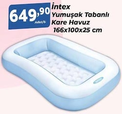 Intex 57403 166x100x28 cm Dikdörtgen Şişme Havuz