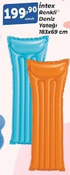 Intex 59703 183x69 cm Renkli Deniz Yatağı