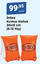 Intex 58641 30x15 cm Kırmızı Çocuk Deniz Kolluğu