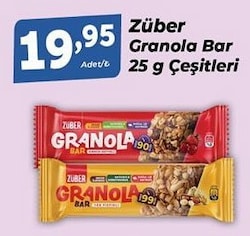 Züber Granola Bar 25 gr
