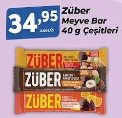 Züber Meyveli Bar 40 gr