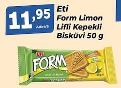 Eti Form Limon Lifli Kepekli Bisküvi 50 gr