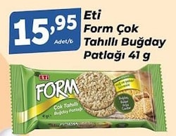 Eti Form Çok Tahıllı Buğday Patlağı 41 gr