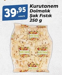 Kurutanem Dolmalık Şak Fıstık 250 g