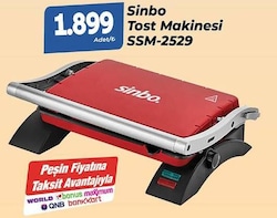 Sinbo SSM-2529 2000 W Tost Makinesi