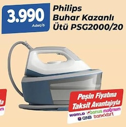 Philips 2000 Serisi PSG2000/20 2400 W Buhar Kazanlı Ütü