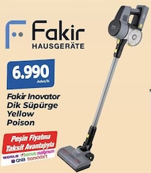 Fakir Inovator Dik Süpürge Yellow Poison