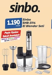 Sinbo SHB 3114 Multi 1000 W Blender Seti