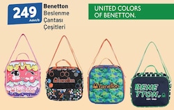 Benetton Beslenme Çantası Çeşitleri