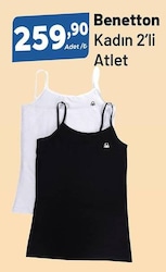 Benetton Kadın 2'li Atlet
