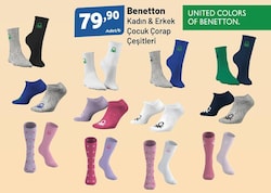 Benetton Kadın&Erkek Çocuk Çorap Çeşitleri