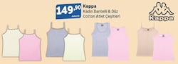 Kappa Kadın Dantelli&Düz Cotton Atlet Çeşitleri