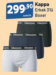 Kappa Erkek 3'lü Boxer