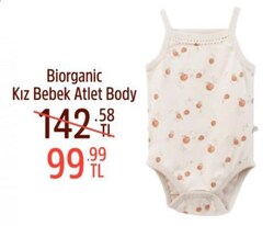 Biorganic Kız Bebek Atlet Body
