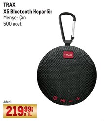 Trax X5 Bluetooth Hoparlör