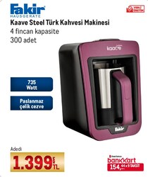 Fakir Kaave Steel Türk Kahvesi Makinesi 735 W