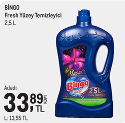 Bingo Fresh Yüzey Temizleyici 2.5 L