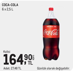 Coca Cola 6x2,5 l