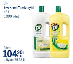 Cif Cleanboost Krem Amonyak Yüzey Temizleyici1.5 lt
