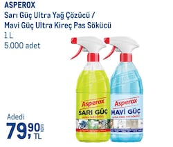 Asperox Sarı Güç Leke Temizleyici Sprey 1 lt