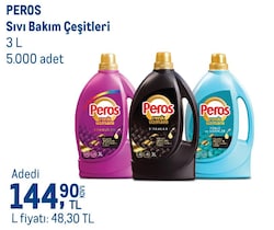 Peros Renk Uzmanı Kolajen Serum Etkisi Sıvı Deterjan 3 lt