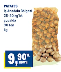 Patates Yemeklik kg